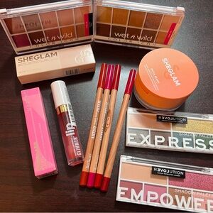 Makeup Bundle (Wet n Wild, Makeup Revolution, Sheglam, Morphe, Revlon)